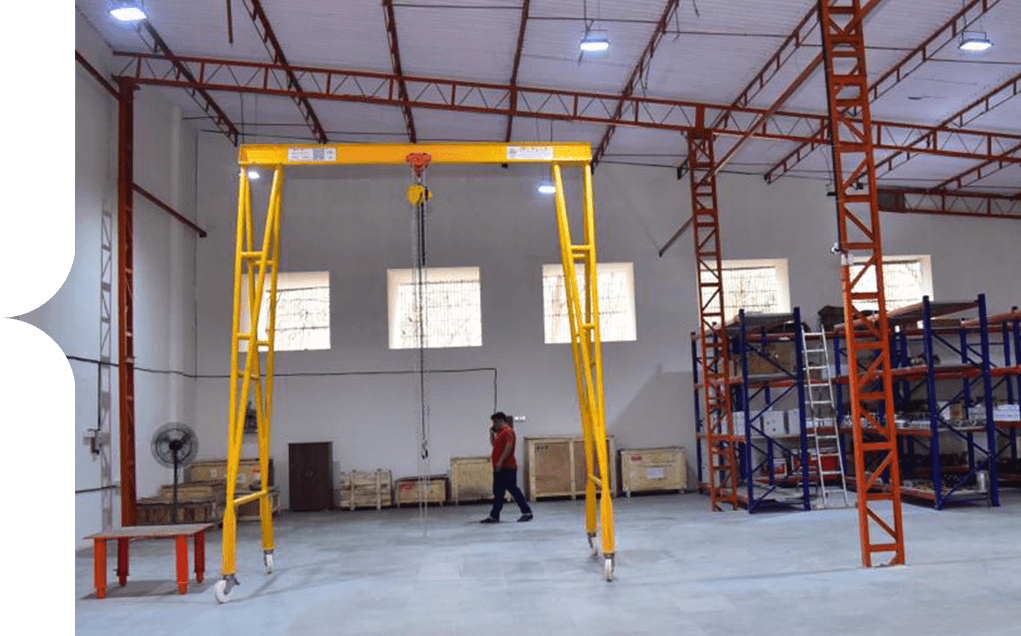 Gantry crane facility